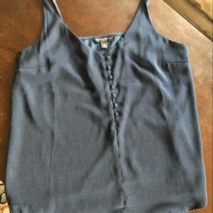 Banana Republic silky navy blue camisole